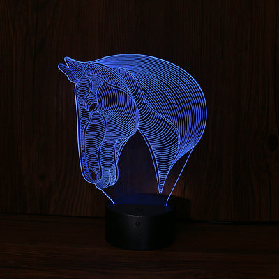 Lámpara LED Nocturna Cabeza de Caballo - Image 4