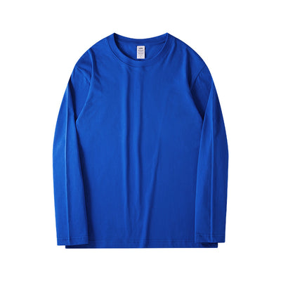 Camiseta Manga Larga Algodón 230g Cuello Redondo para Hombre