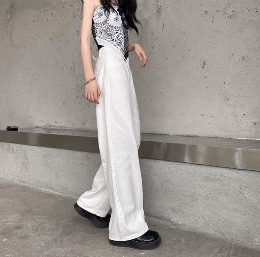 Jeans de Talle Alto Rectos y Anchos para el Día a Día - Image 16