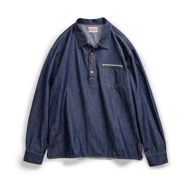 Camisa Vaquera Retro Americana para Hombre - Image 6
