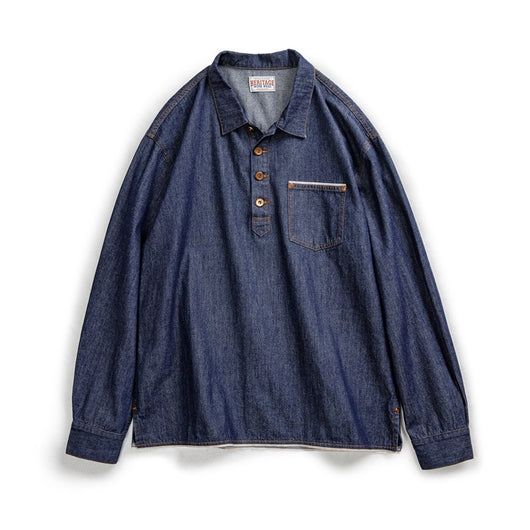 Camisa Vaquera Retro Americana para Hombre - Image 6