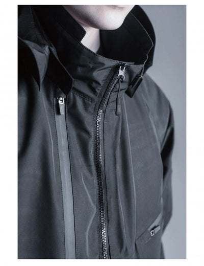 Chaqueta Impermeable Sellada para Hombre con Capucha - Abrigo de Trabajo Profesional - Image 5