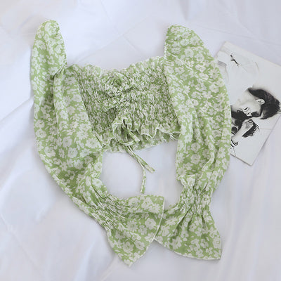 Blusa Elegante Fuera del Hombro en Chifón para Mujer - Colección Verano - Image 9