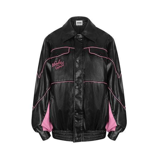 Chaqueta Oversized para Mujer con Contraste de Colores - Versátil y Moderna - Image 2