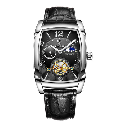Reloj Mecánico Cuadrado Multifuncional Resistente al Agua para Hombre - Image 8