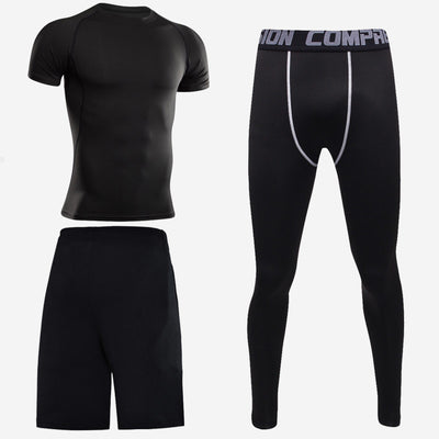 Conjunto Deportivo de 3 Piezas para Hombre - Playera Manga Corta - Image 5