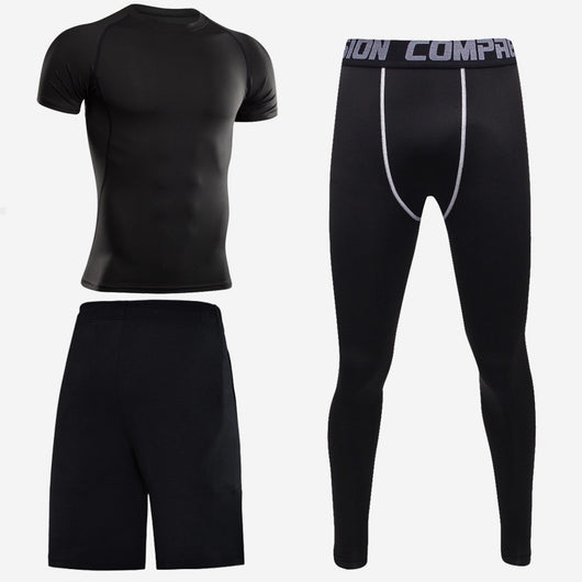 Conjunto Deportivo de 3 Piezas para Hombre - Playera Manga Corta - Image 5