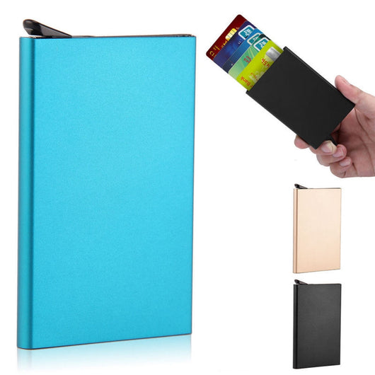 Caja Metálica para Tarjetas Bancarias