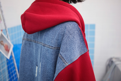 Chaqueta Denim con Contraste - Image 9