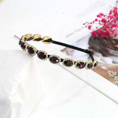 Diadema Fina con Diamantes de Cristal Brillante - Image 10