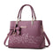 Bolso Tote con Bordado de Rosa