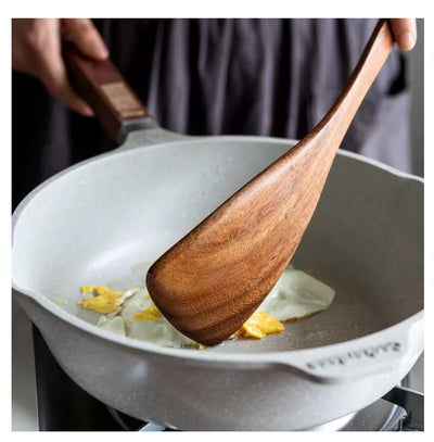 Espátula de Madera con Mango Largo Antiadherente - Utensilios de Cocina Profesionales - Image 27