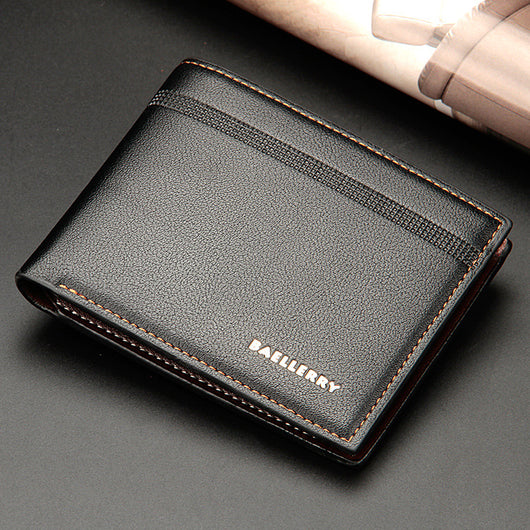 Cartera Ejecutiva Corta de Cuero PU con Diseño Cruzado - Image 7