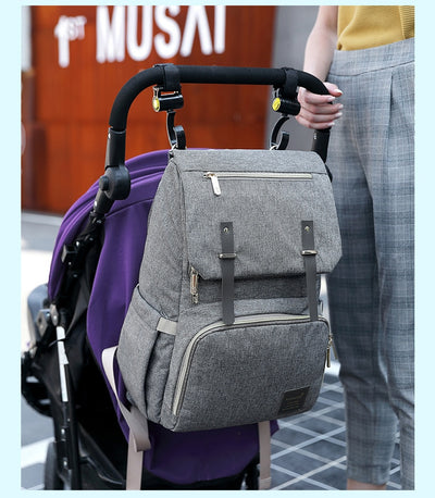 Mochila Maternal Térmica Impermeable con Carga USB y Calentador de Biberones - Image 7