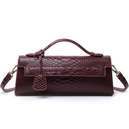 Bolso Bandolera de Cuero Texturizado Avestruz - Image 27