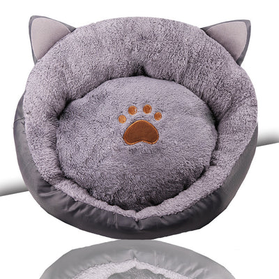 Cama Cálida para Gatos con Orejas - Nido Acolchado Confortable - Image 8