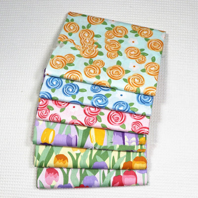 Tela de Algodón con Estampado Floral - Sarga de Algodón Premium - Image 12