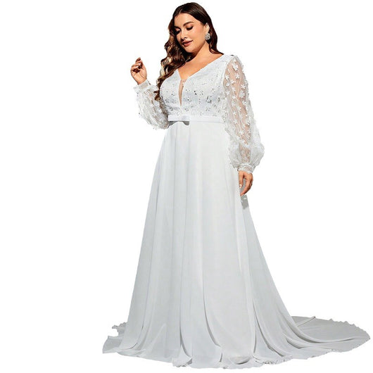 Vestido de Fiesta Elegante con Escote V y Cintura Ajustada - Image 5