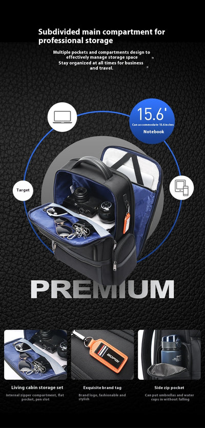 Mochila Impermeable para Negocios - Diseño Profesional para Hombre - Image 9