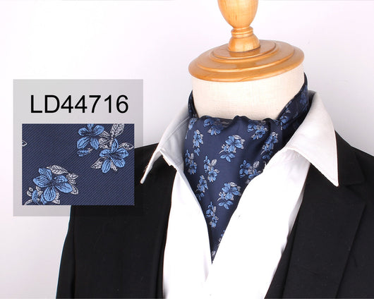 Pañuelo de Seda para Hombre con Estampado Floral - Image 18