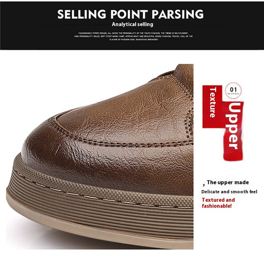 Zapatos de Cuero Casual Transpirables para Hombre - Diseño Versátil - Image 32