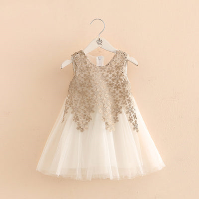 Vestido-Body de Gasa para Bebé