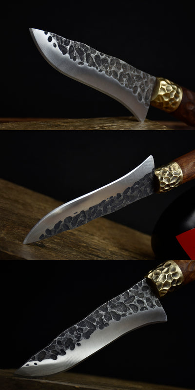 Cuchillo de Caza Simon Leopard con Hueso - Image 8