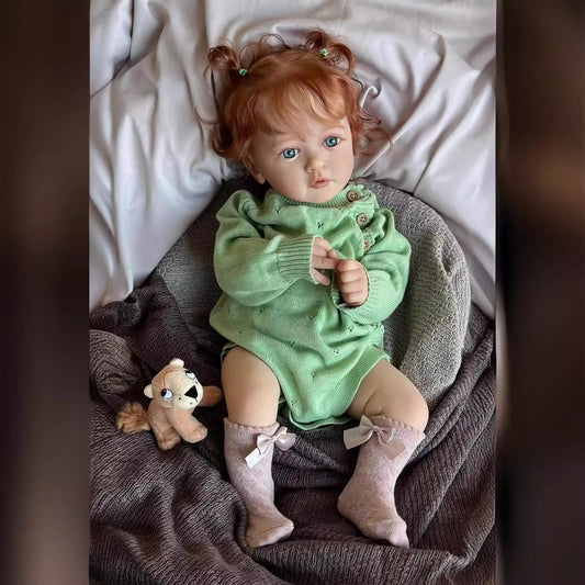 Muñeca Reborn Realista de 60cm con Detalles Auténticos