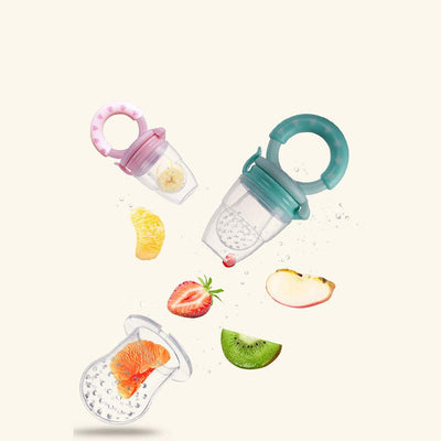 Alimentador de Frutas y Verduras para Bebés con Chupete Seguro