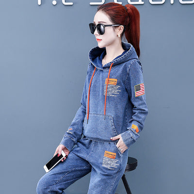Conjunto Deportivo Coreano de Dos Piezas con Sudadera de Manga Larga - Image 5
