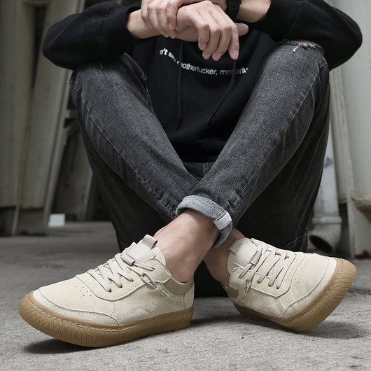 Tenis Casuales de Cuero Nobuk para Hombre - Image 4