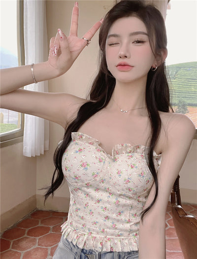 Top Tubo Floral Sensual con Varillas - Diseño Hot Girl - Image 7