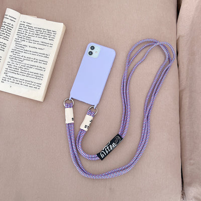 Funda de Silicona Líquida con Correa Diagonal para Celular - Image 24
