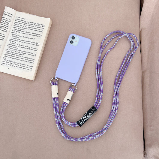 Funda de Silicona Líquida con Correa Diagonal para Celular - Image 24