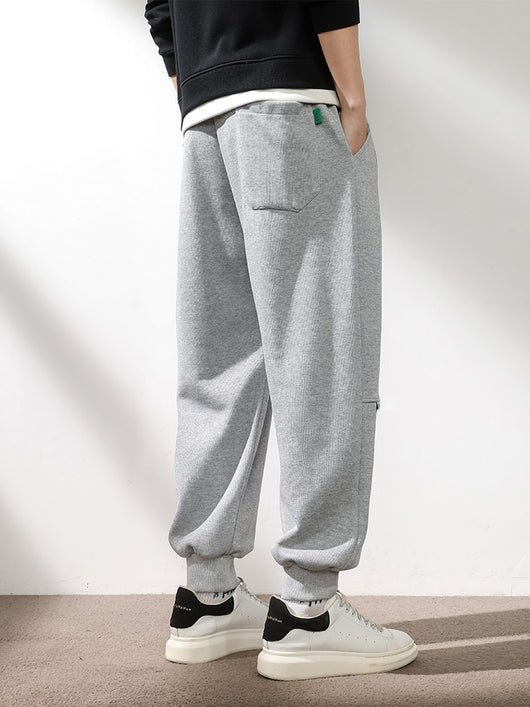 Pantalones Deportivos Casuales Grises para Hombre - Estilo Moderno y Confort - Image 5