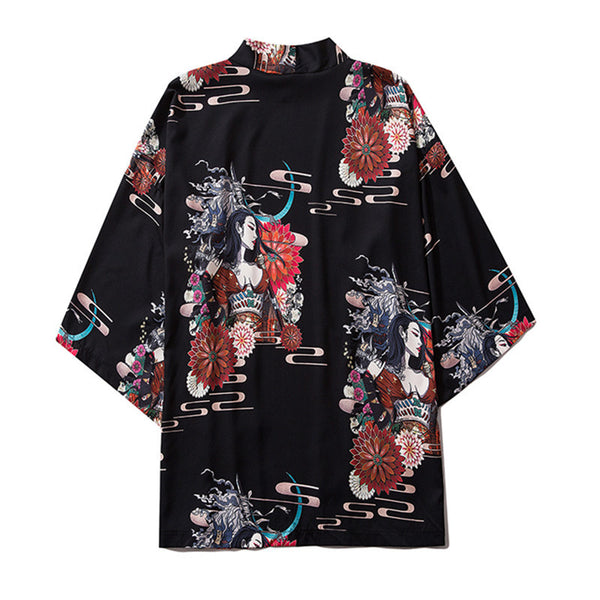 Bata Kimono Suelta de Lino - Image 14