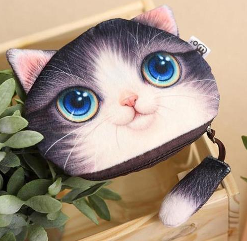 Monedero Gato 3D de Ojos Grandes - Image 4