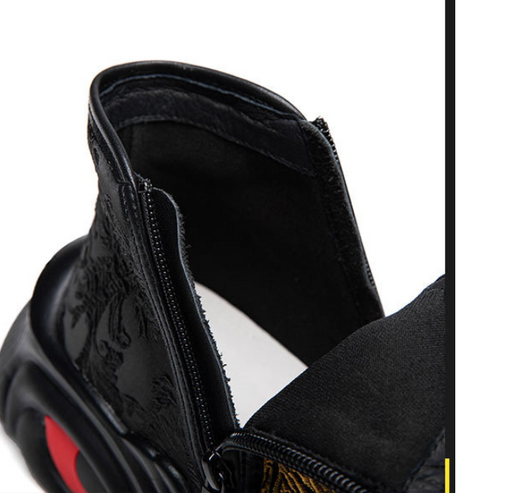 Botas Estilo Chino para Hombre con Suela Gruesa - Tendencia Urbana - Image 8