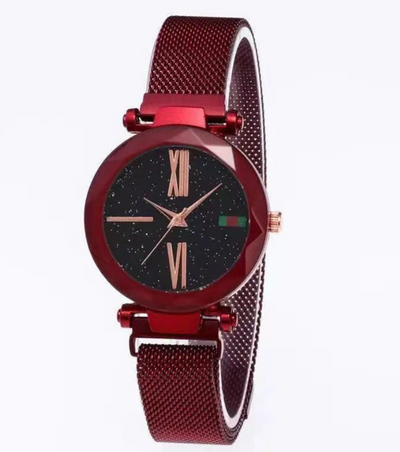 Reloj Mujer Cielo Estrellado con Malla Magnética y Cristal de Cuarzo - Image 18