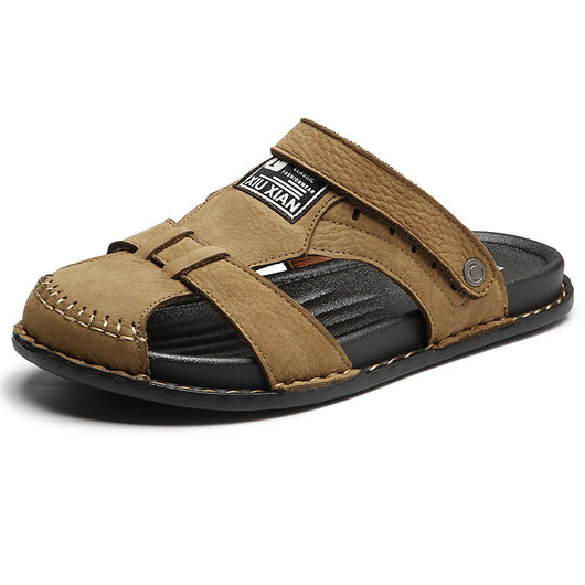 Sandalias Deportivas de Cuero para Hombre Talla Grande - Image 9