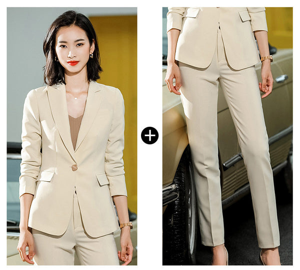 Conjunto de Dos Piezas Profesional para Mujer - Traje Ejecutivo