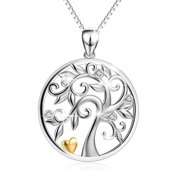 Colgante Árbol de la Vida Calado en Plata 925