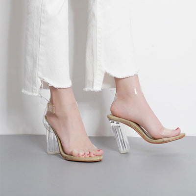 Sandalias de Tacón Alto Nude - Elegancia Atemporal - Image 8