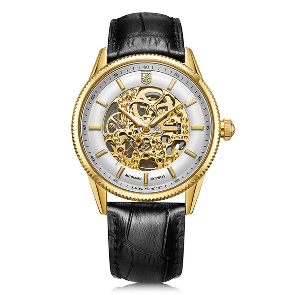 Reloj Mecánico Impermeable con Esfera Luminosa para Hombre