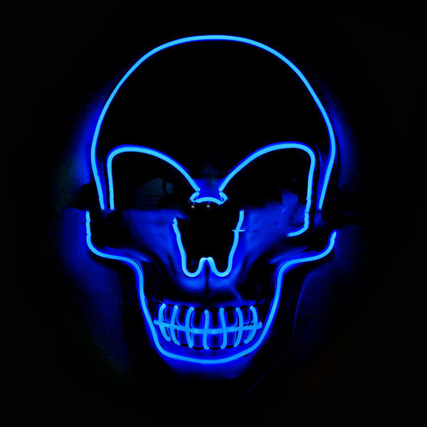 Máscara Calavera LED Luminosa para Halloween - Image 4