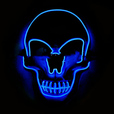 Máscara Calavera LED Luminosa para Halloween - Image 4
