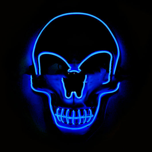 Máscara Calavera LED Luminosa para Halloween - Image 4