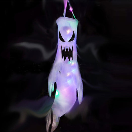 Secador de Cabello Fantasma Halloween - Bandera Decorativa Poliéster