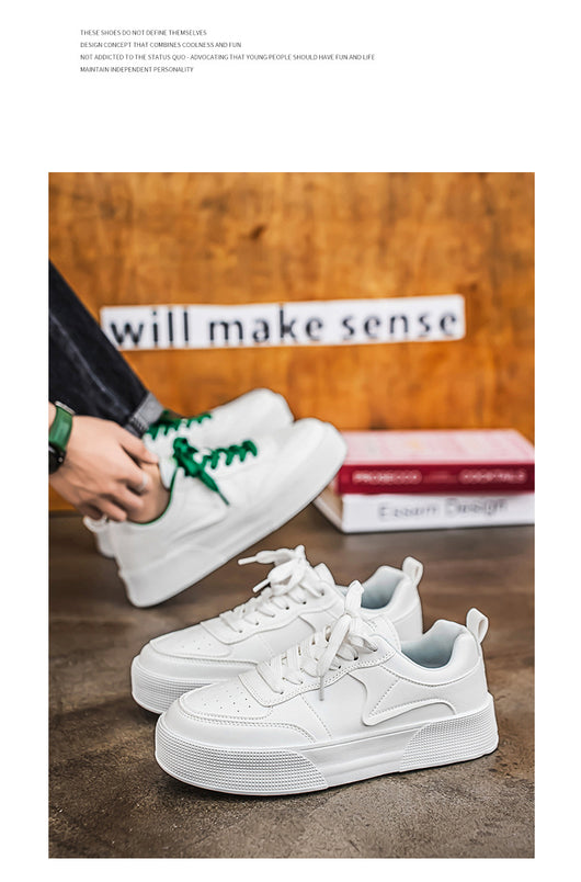 Tenis Blancos Casuales Versátiles para Hombre - Image 7