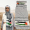 Pañuelo Chiffon Estampado Bandera - Moda Árabe Dubai